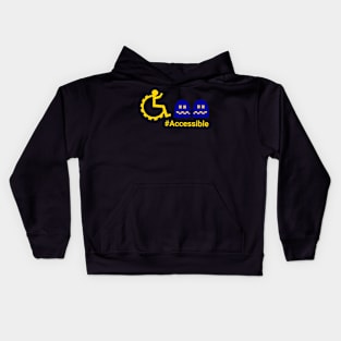 Accessible pacman Kids Hoodie